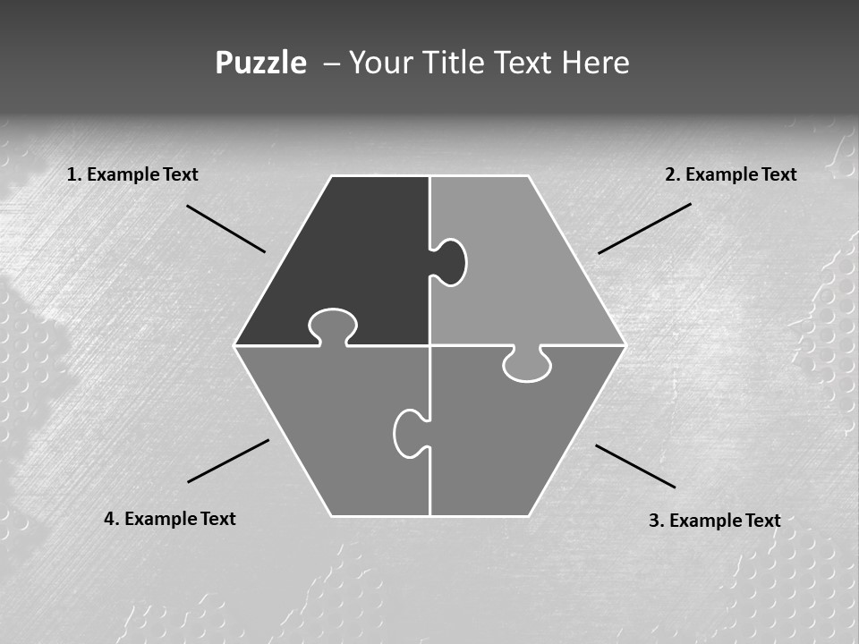 Space Pattern Silver PowerPoint Template