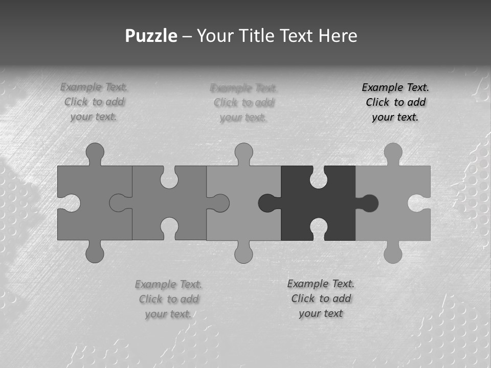 Space Pattern Silver PowerPoint Template