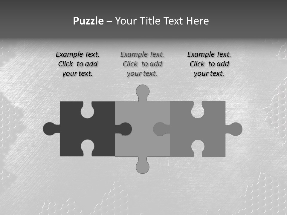 Space Pattern Silver PowerPoint Template