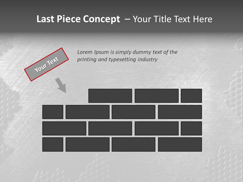 Space Pattern Silver PowerPoint Template