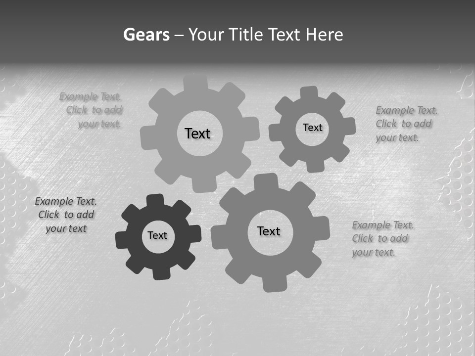 Space Pattern Silver PowerPoint Template