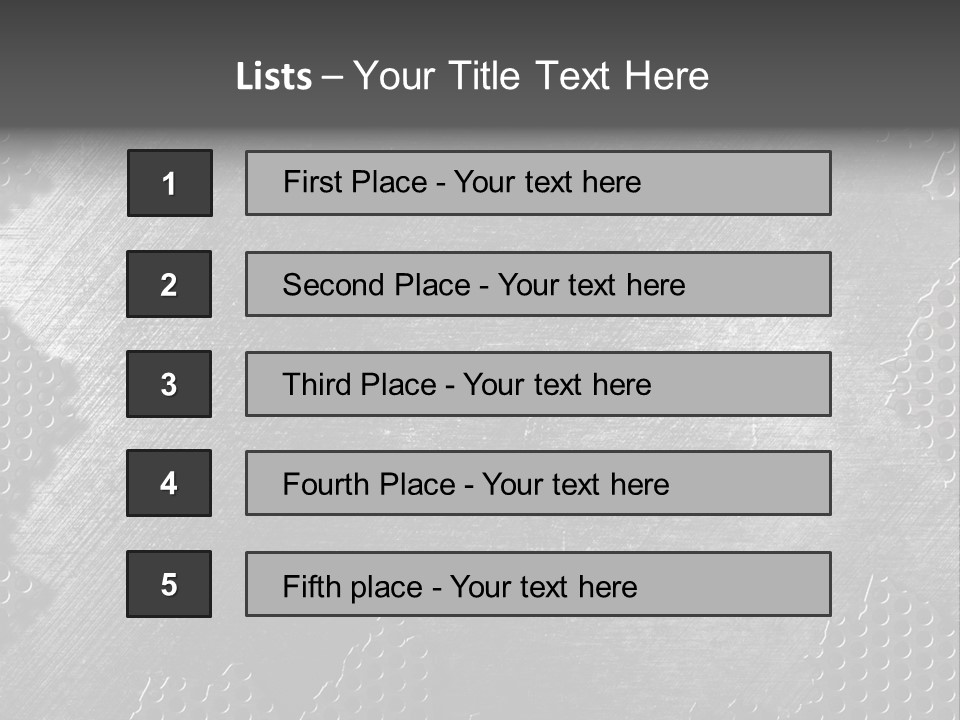 Space Pattern Silver PowerPoint Template