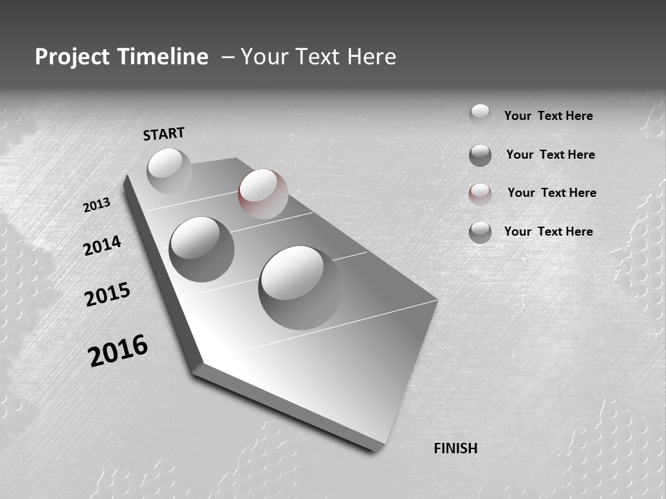 Space Pattern Silver PowerPoint Template