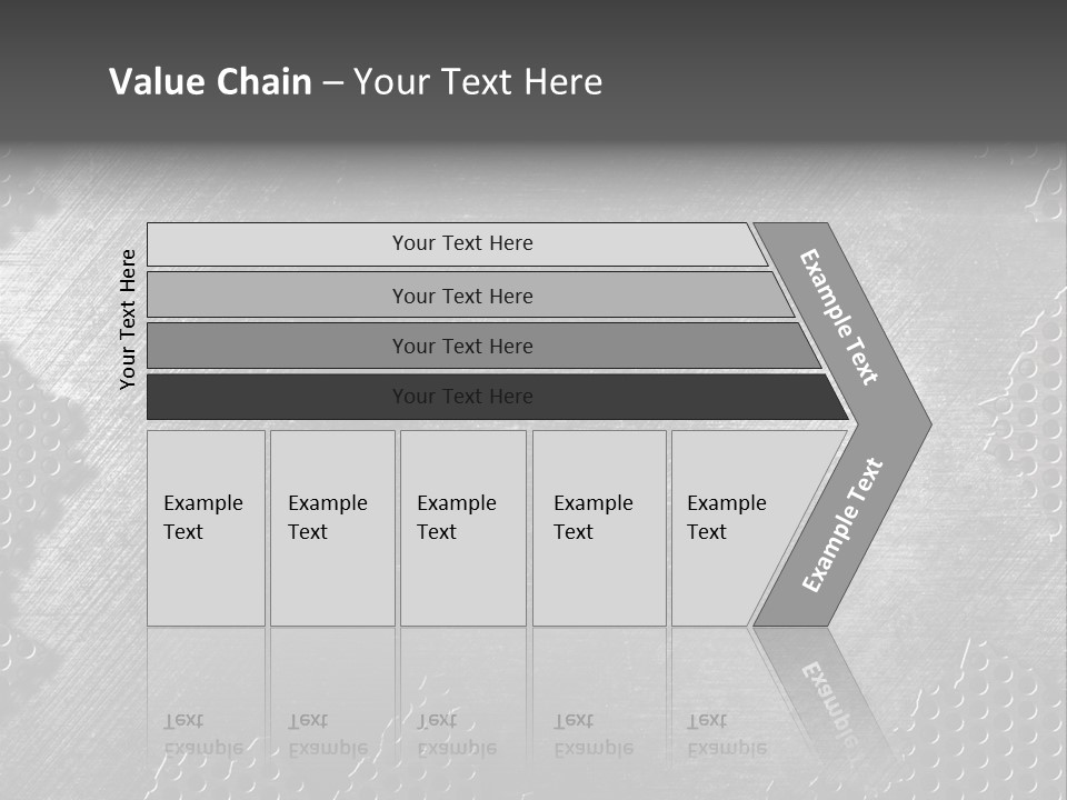 Space Pattern Silver PowerPoint Template