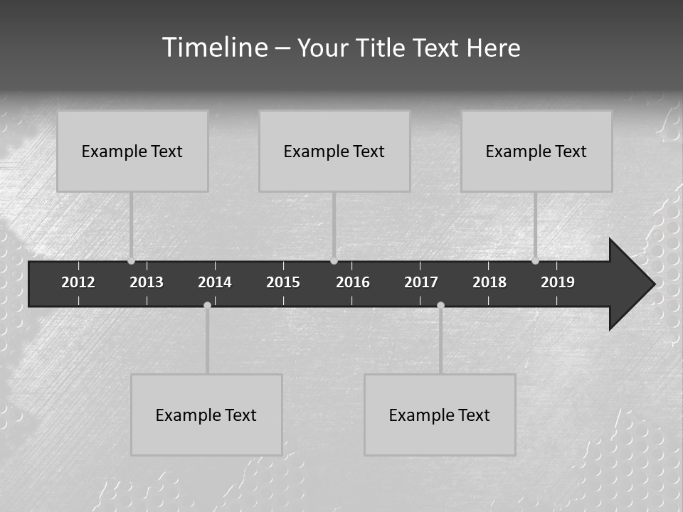 Space Pattern Silver PowerPoint Template