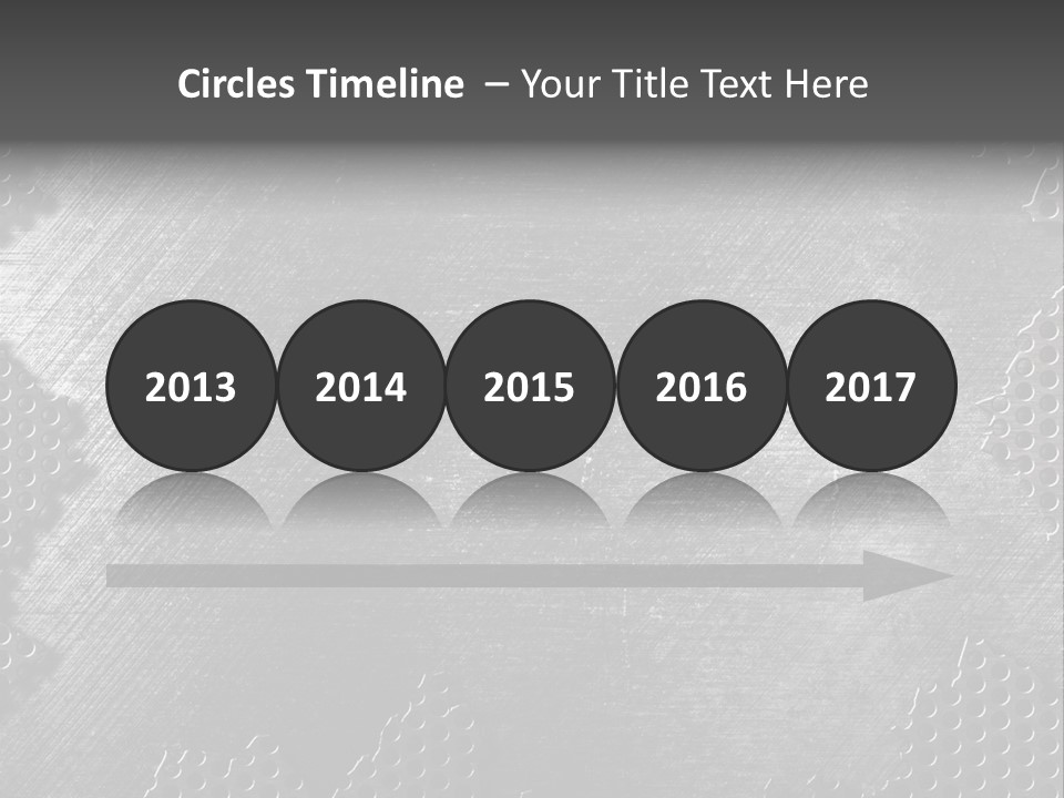 Space Pattern Silver PowerPoint Template