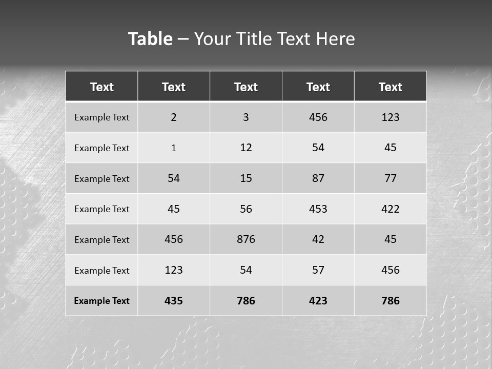 Space Pattern Silver PowerPoint Template