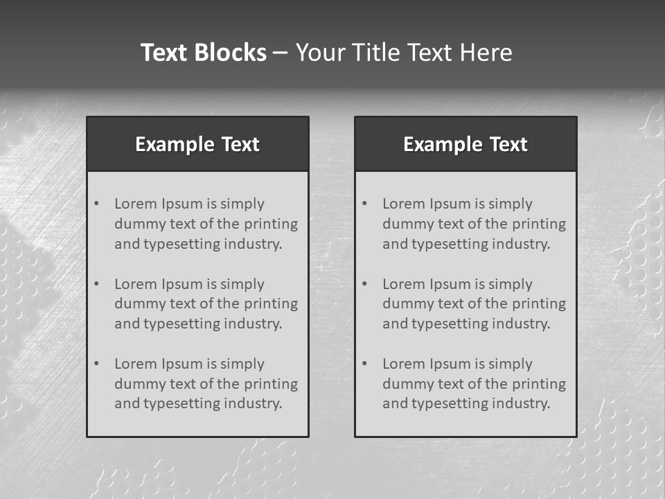 Space Pattern Silver PowerPoint Template