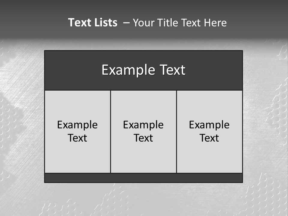 Space Pattern Silver PowerPoint Template