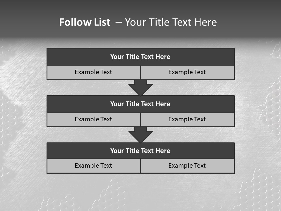 Space Pattern Silver PowerPoint Template