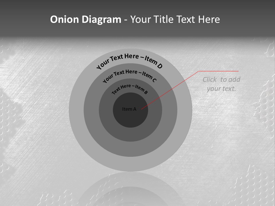 Space Pattern Silver PowerPoint Template