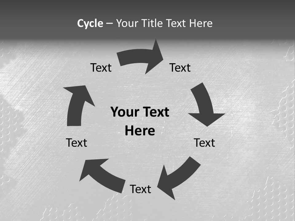 Space Pattern Silver PowerPoint Template