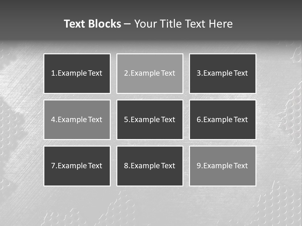 Space Pattern Silver PowerPoint Template