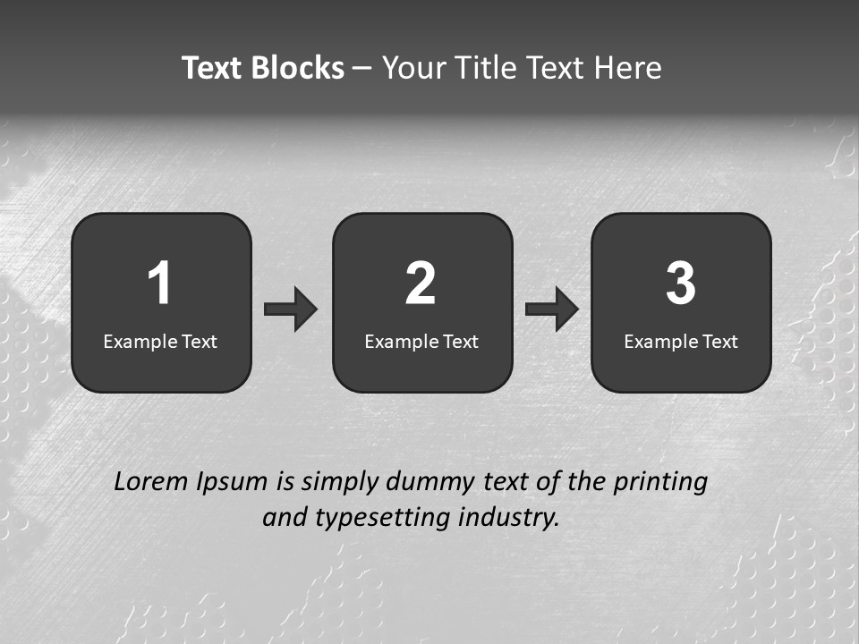 Space Pattern Silver PowerPoint Template