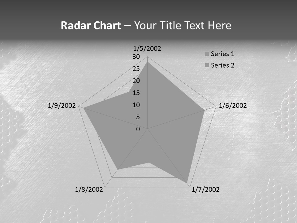 Space Pattern Silver PowerPoint Template