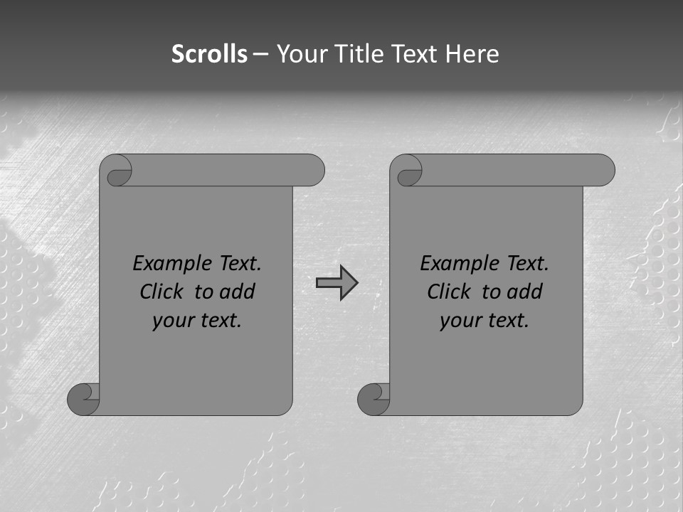 Space Pattern Silver PowerPoint Template