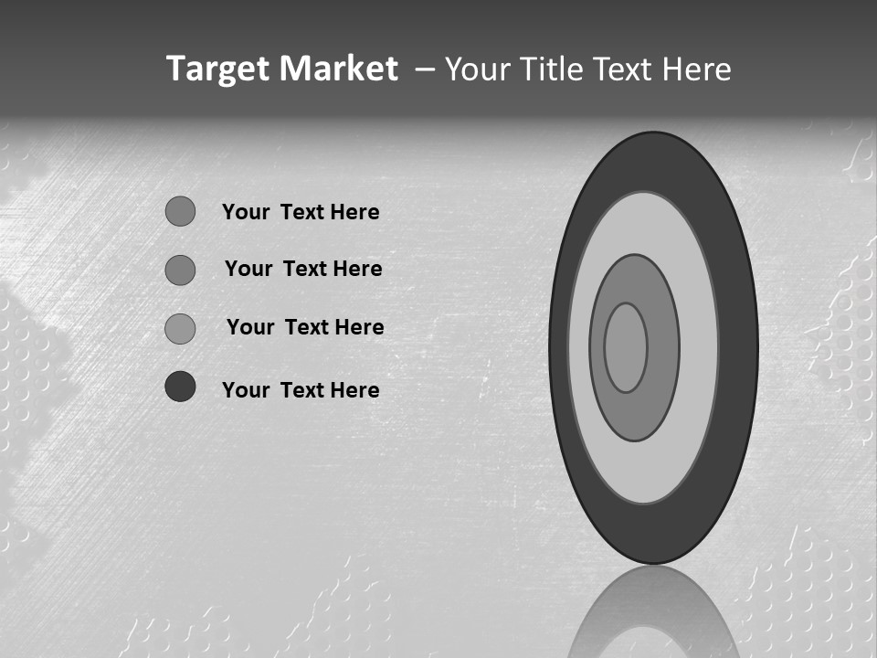 Space Pattern Silver PowerPoint Template