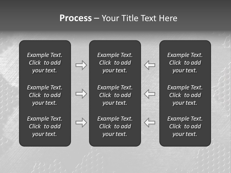 Space Pattern Silver PowerPoint Template