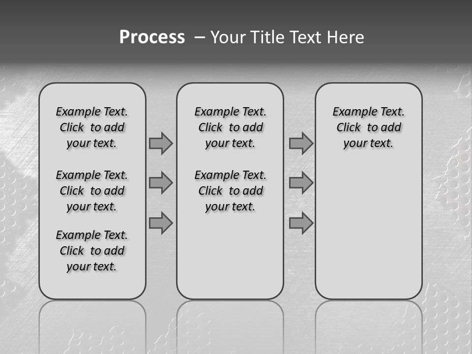 Space Pattern Silver PowerPoint Template