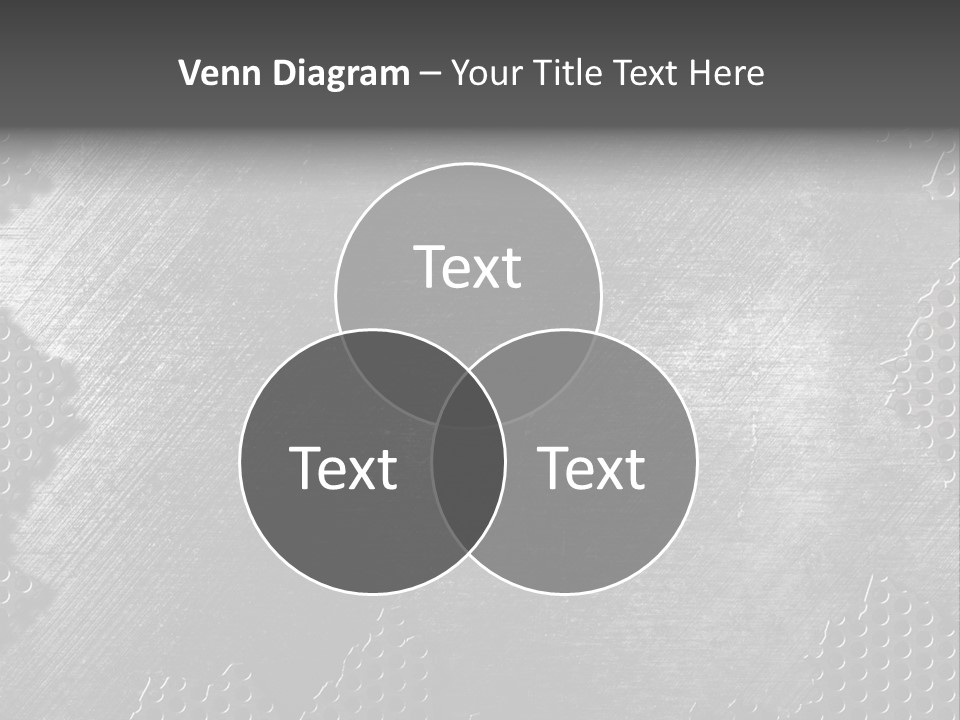 Space Pattern Silver PowerPoint Template