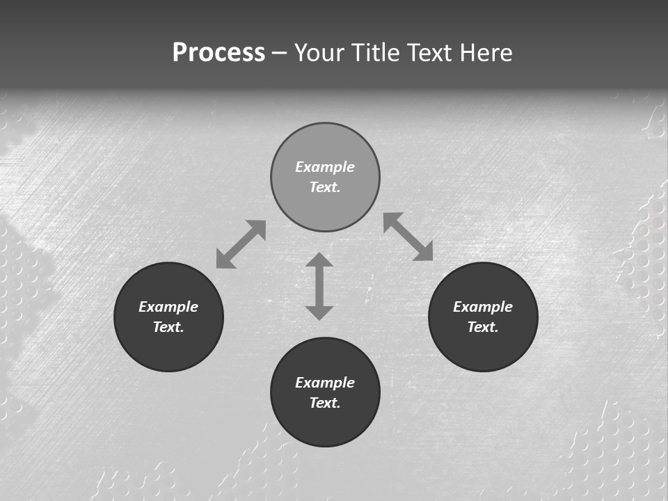 Space Pattern Silver PowerPoint Template