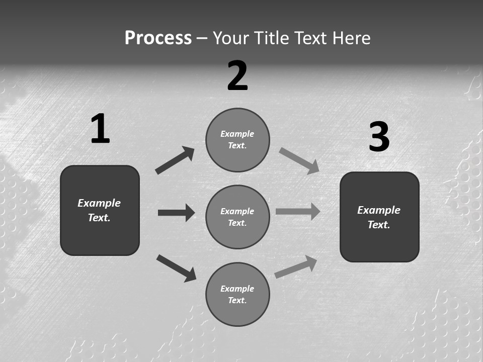 Space Pattern Silver PowerPoint Template