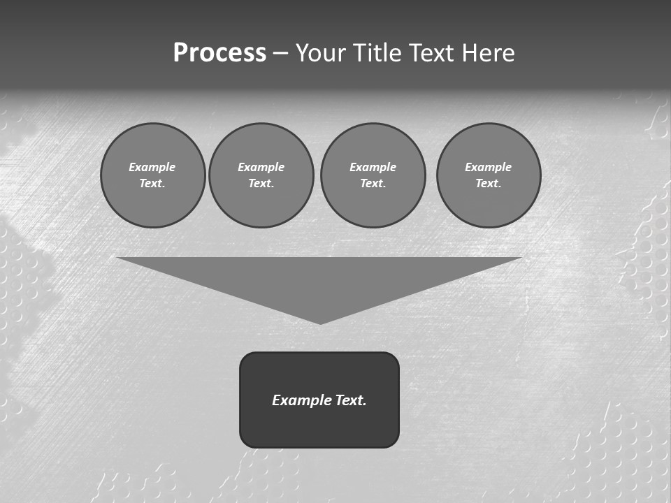 Space Pattern Silver PowerPoint Template