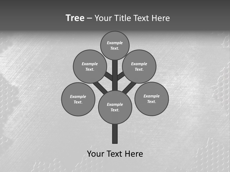 Space Pattern Silver PowerPoint Template