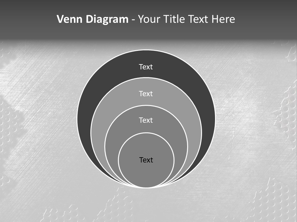 Space Pattern Silver PowerPoint Template