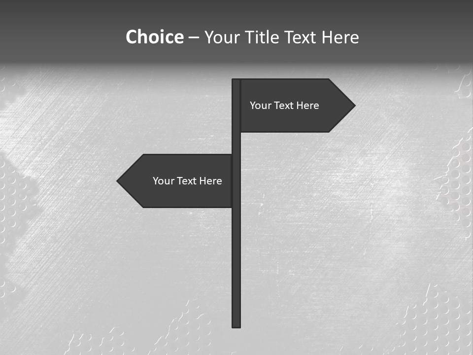 Space Pattern Silver PowerPoint Template