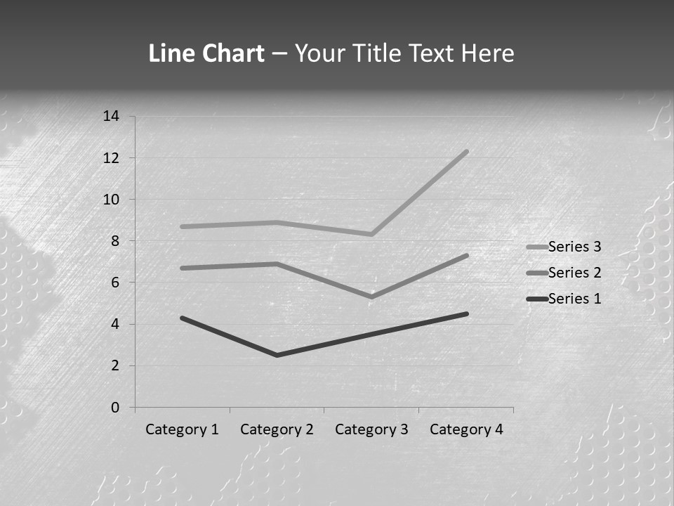 Space Pattern Silver PowerPoint Template