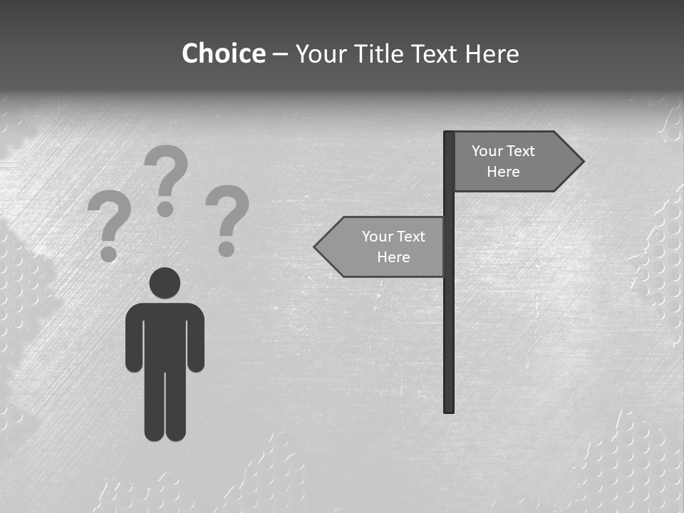 Space Pattern Silver PowerPoint Template
