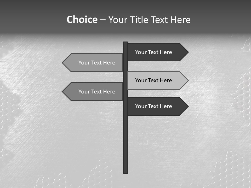 Space Pattern Silver PowerPoint Template
