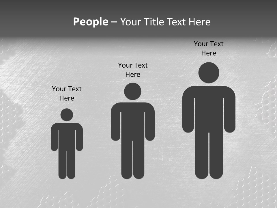 Space Pattern Silver PowerPoint Template