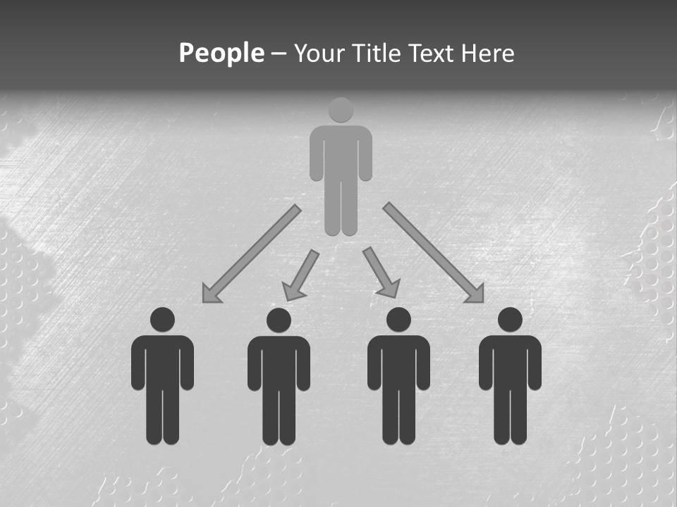 Space Pattern Silver PowerPoint Template