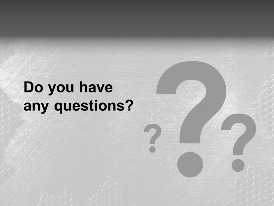 Space Pattern Silver PowerPoint Template