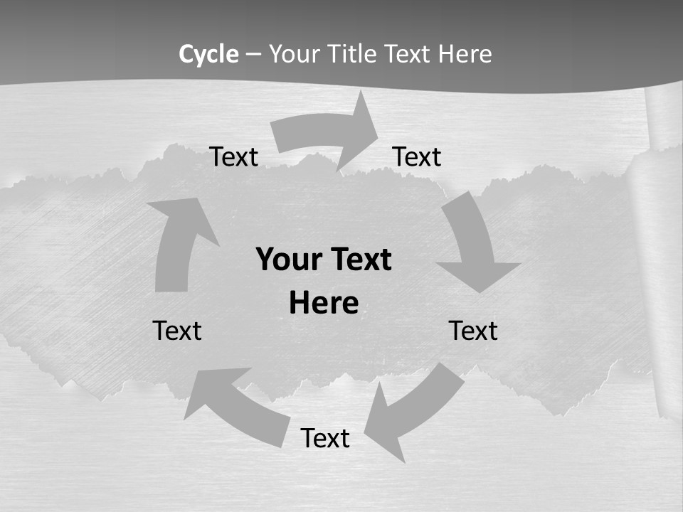Copy Advertising Metal PowerPoint Template
