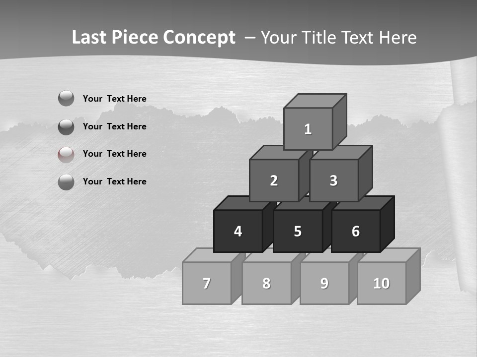 Copy Advertising Metal PowerPoint Template