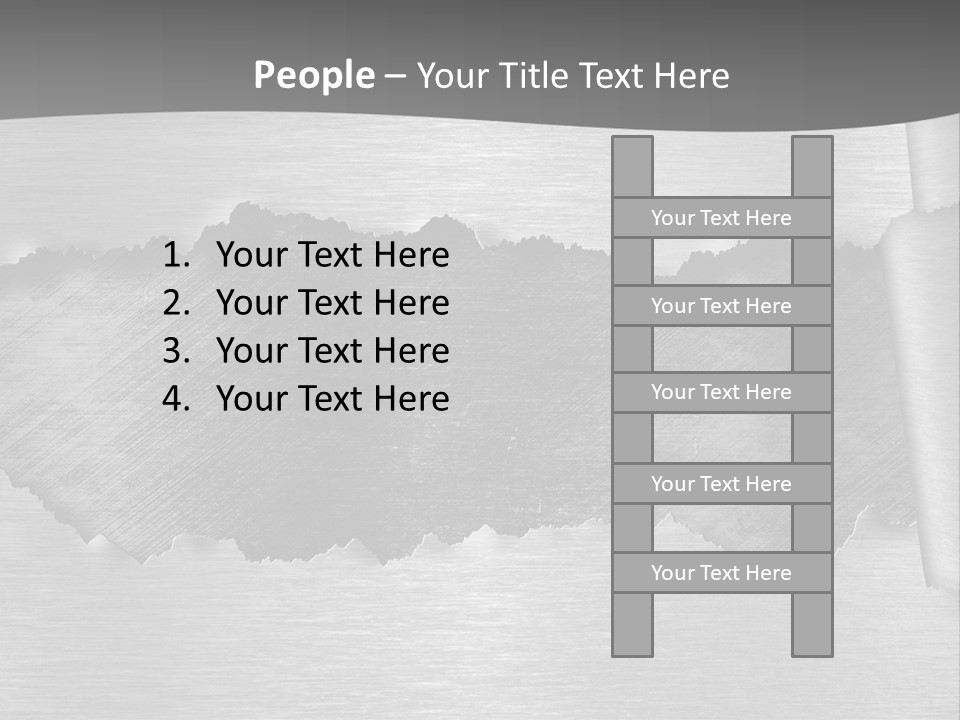 Copy Advertising Metal PowerPoint Template