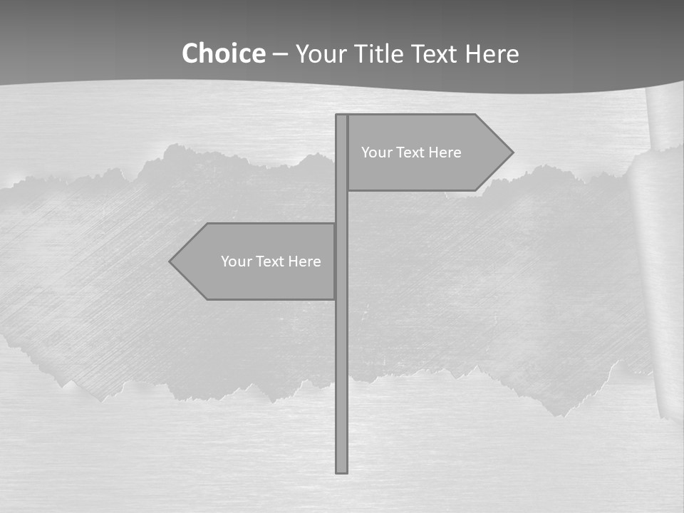 Copy Advertising Metal PowerPoint Template