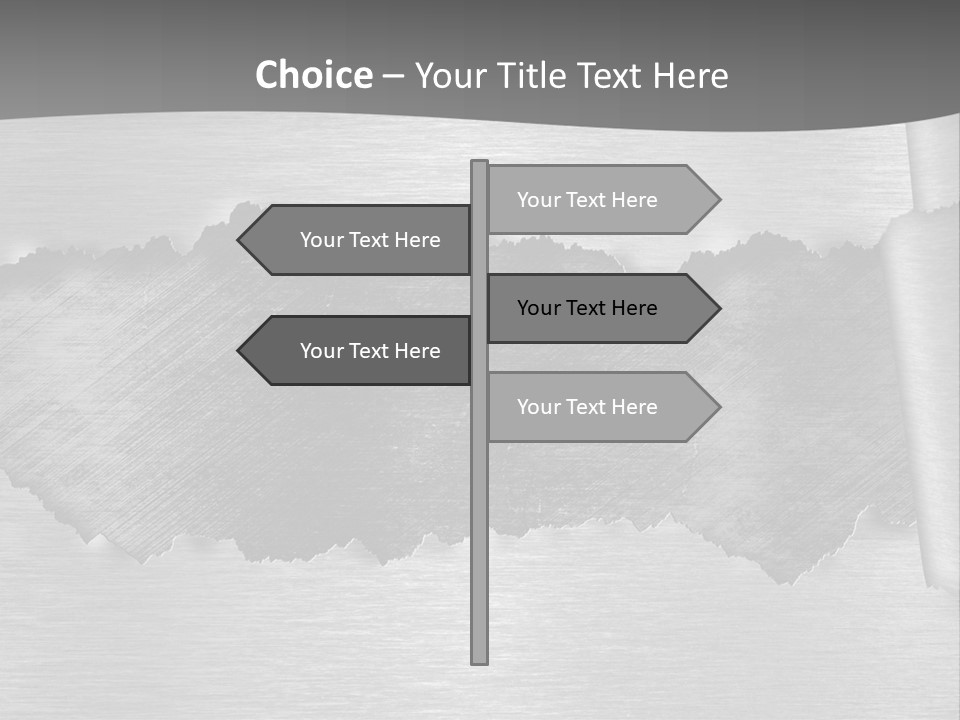Copy Advertising Metal PowerPoint Template