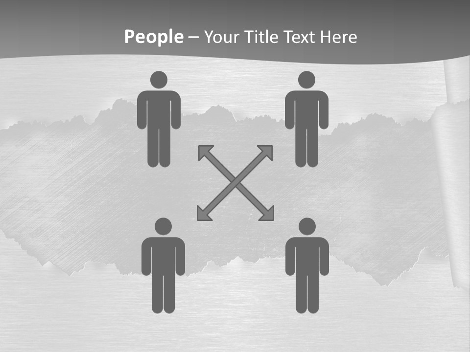 Copy Advertising Metal PowerPoint Template