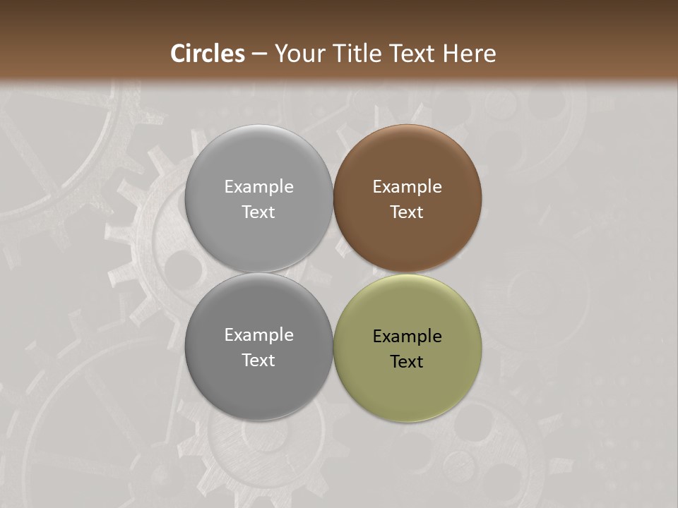 Working Round Stain PowerPoint Template