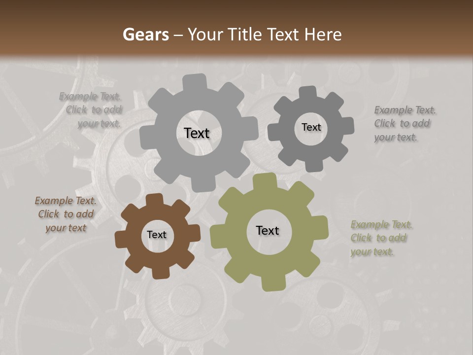 Working Round Stain PowerPoint Template