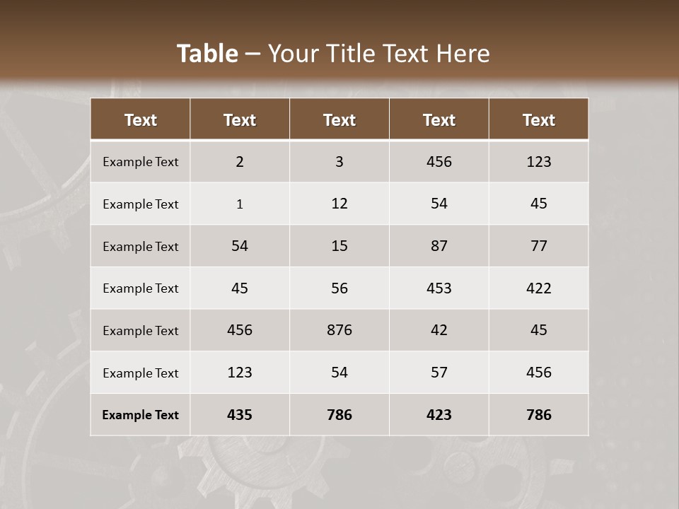 Working Round Stain PowerPoint Template