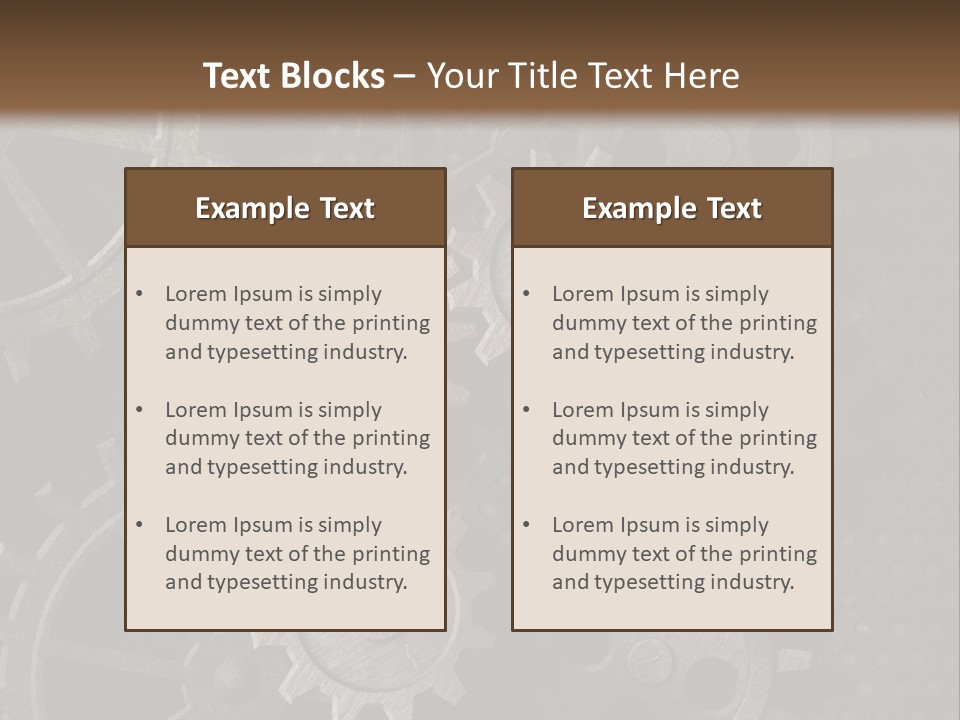 Working Round Stain PowerPoint Template