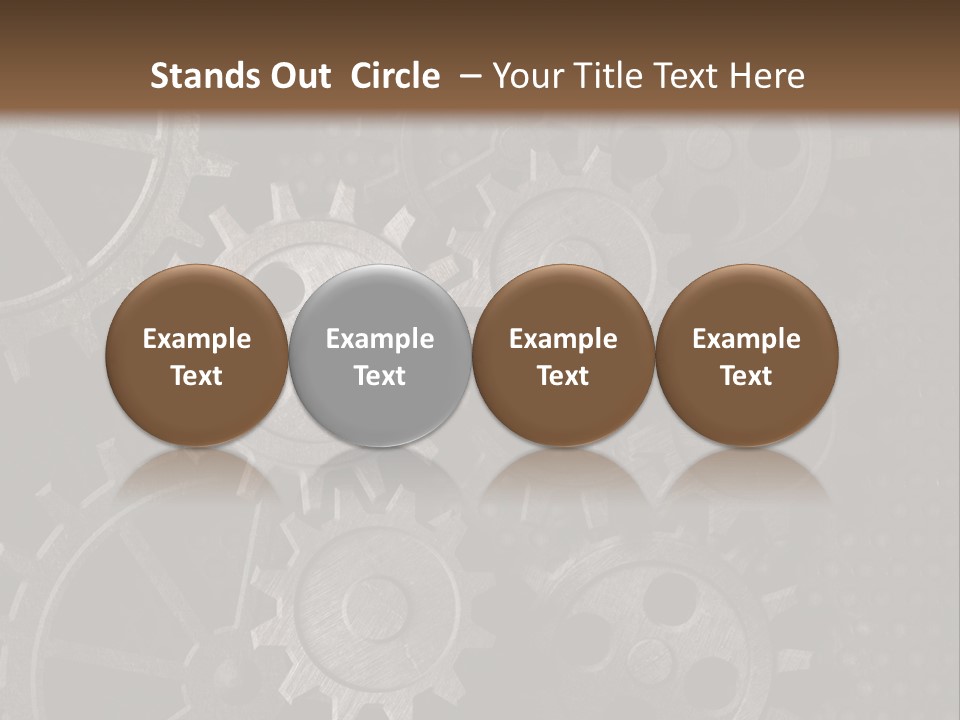 Working Round Stain PowerPoint Template