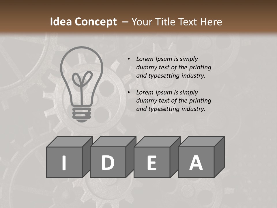 Working Round Stain PowerPoint Template