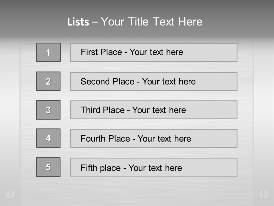 Edges Framed Brushing PowerPoint Template
