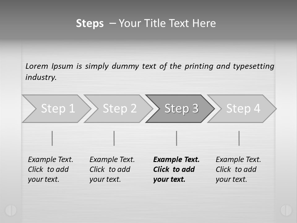 Edges Framed Brushing PowerPoint Template